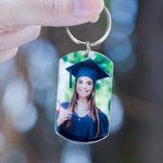 Porte-clés ou colliers de photos de fin d'études personnalisés Accessoires cadeaux pour ami(e) diplômé(e)