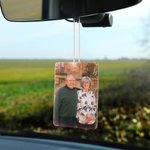 Personalized Car Air Freshener Ornament Photo Fragrance Car Interior Decor Valentine's Day Memorial Gift for Couple Friend