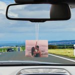 Personalized Car Air Freshener Ornament Photo Fragrance Car Interior Decor Valentine's Day Memorial Gift for Couple Friend