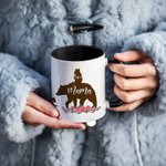 Personalisierte Mama Bär und Cubs Namen Becher für Muttertag Geschenk