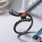 Henkilökohtainen jääkiekko syntymäkivi rengas kanssa Sport numero