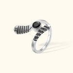 Henkilökohtainen jääkiekko syntymäkivi rengas kanssa Sport numero