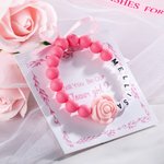 Personligt namnarmband för blomsterflicka Bröllopsgåva