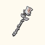 Personalized Acrylic Rose Sign with Photo Ornament Memorial Gift