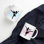 Personalisierte Tanz Ballerina Silhouette Mug Geschenk für Tänzer