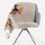 Personalisierte Niedliche Haustier Foto-Decke mit Namen im Ölmalerei-Stil Weiches und Komfortables Geschenk für Tierliebhaber Tierhalter