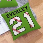 Personalized Sports Series Throw Pillow Cushion Cover Decorative for Home Office Room