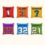 Personalized Sports Series Throw Pillow Cushion Cover Decorative for Home Office Room