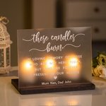 Personalised Acrylic Wedding Memorial Sign In Loving Memory Sign Gifts for Newlyweds Couples