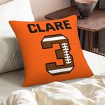 Personalized Sports Series Throw Pillow Cushion Cover Decorative for Home Office Room