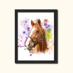 Personalised Pet Painting Photo Frame