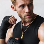 Personalisierte Gothic Boxhandschuh Halskette mit Gravur 55cm Länge Schmuck Weihnachten Geburtstag Geschenk für Boxer-Liebhaber