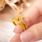 Personalised Combination Infinity Design Couple Ring