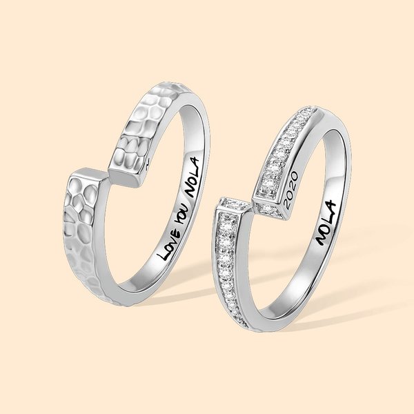 Infinity Design Couple Ring