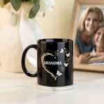 Custom Leopard Heart Butterfly Coffee Tea Mug