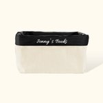 Personalized Minimalist Foldable Script Book Organizer with Name Birthday Gift for Book Lovers