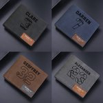 Personalisierte Ballsportarten Herren Leder Brieftasche mit Sport Nummer und Name