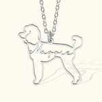 Collana da donna personalizzata con nome del cane, regalo per chi ama gli animali domestici