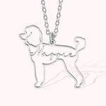 Personalized Dog Name Memorial Women's Necklace Gift for Pet Lover