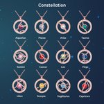 Collar personalizado de Constelaciones del Zodiaco con Piedras de Nacimiento