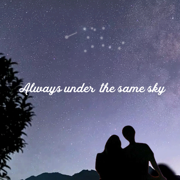 Personalisierte Konstellation Nacht Licht Ornamente Valentinstag Geschenk