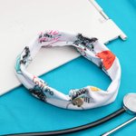 Personalisiertes Krankenschwester-Stirnband mit Knöpfen