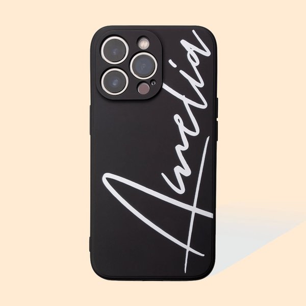 Nome personalizzato Custodia per iPhone in silicone opaco per Apple Acquista uno e ottieni uno gratis