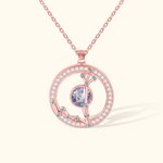 Collar personalizado de Constelaciones del Zodiaco con Piedras de Nacimiento