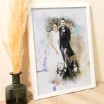 Personalised Pet Painting Photo Frame