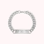 Graviertes Hip-Hop Kettenarmband