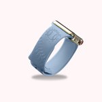 Bracelet de montre personnalisé en silicone de type baseball pour Apple Watch
