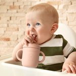 Personalized Silicone Training Cup & Straw for Toddlers