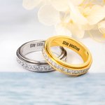 Bague Fidget Meditation Spinner personnalisée