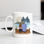 Personalized First My Mother Forever My Friend 11oz Ceramic Mug Mom and Daughter Theme Coffee Cup Birthday Gift for Mommy