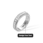 Bague Fidget Meditation Spinner personnalisée