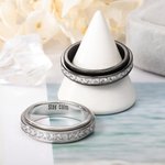 Bague Fidget Meditation Spinner personnalisée