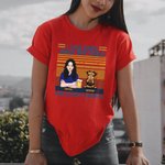 Personalized Unisex Cotton I Like Beer And My Dog T-Shirt with Names