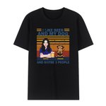 Personalized Unisex Cotton I Like Beer And My Dog T-Shirt with Names