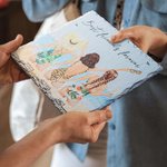 Personalized Best Friends Forever Beach Holiday Style Square Slate Plaque