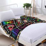 Personalized Teacher Slogan Soft Fleece Blanket with Name Back to School Teachers' Day Gift for Teacher