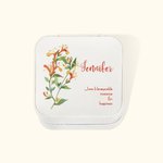 Personalized Birth Flower Leather Jewelry Box Portable Watercolor Floral Travel Jewelry Case with Name and Meaning Birthday Bridesmaid Gift for Her
