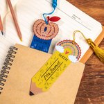 Personalized Aluminum Pencil Shape Bookmark for Teacher