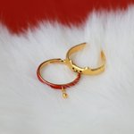 Personalized Set of 2 Adjustable Stacking Cute Cat Rings