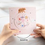 Personalized Greeting Card for Mom I love you to the Moon and back