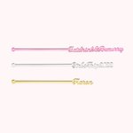 Centre de table de fête de mariage personnalisé Bâtonnets en acrylique pour boissons avec nom 5 pièces