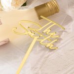 Centro de mesa de fiesta personalizado Palillos de acrílico para remover bebidas con nombre 5 piezas