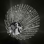 Personalisierte Foto Projektion 100 Sprachen Ich liebe dich Projektion Kreuz Halskette