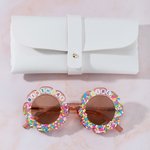 Personalized Kid Sunglasses for Girls with Text