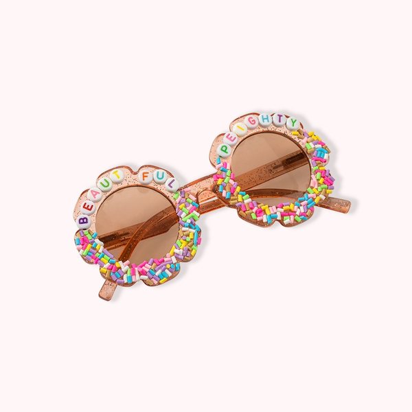 Lunettes de soleil pour enfants personnalisées pour filles avec texte