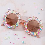 Personalized Kid Sunglasses for Girls with Text